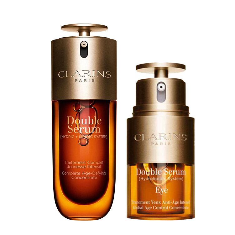 娇韵诗双萃套盒（50ml+20ml）、马年双萃限定套盒(100ml+20ml)