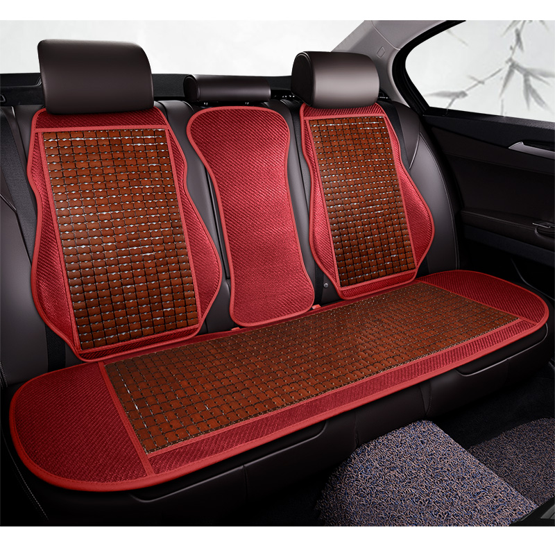 新款夏季竹片小蛮腰汽车坐垫麻将凉席夏天竹子通用主驾驶后排座垫