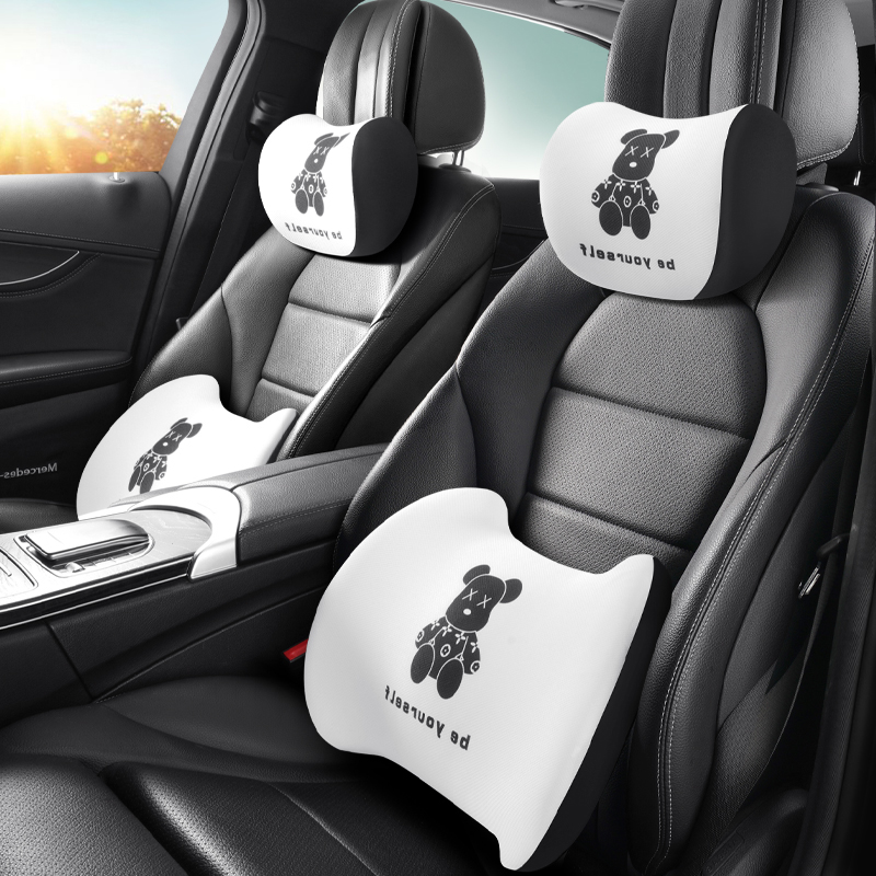 汽车头枕腰靠车用座位靠枕护腰车载腰垫车内枕头车座护颈枕靠垫