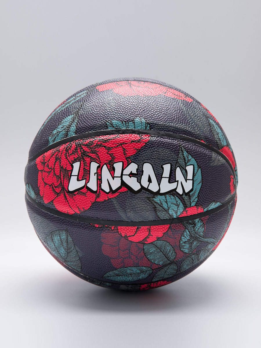 正品LINCOLN玫瑰篮球7号成人比赛6号女子学生中考专用耐磨训练PU