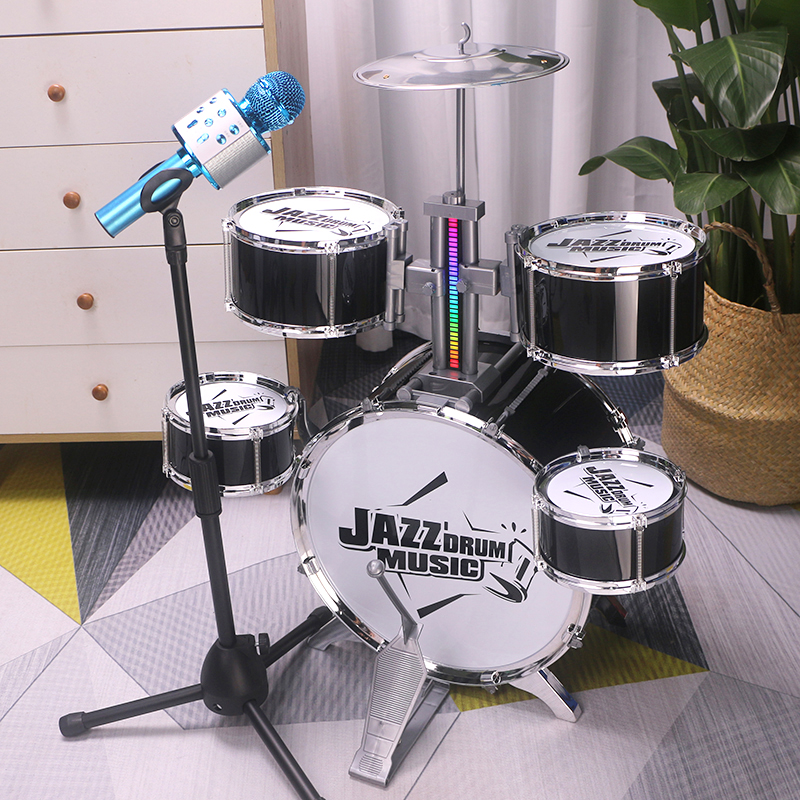 承惠架子鼓儿童玩具初学者敲打鼓乐器2岁男孩爵士鼓家用宝宝专用3