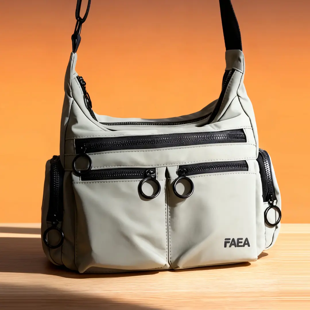 奥莱撤柜）秋冬新款男女同款单肩斜挎包工装风牛津布包轻便大容量