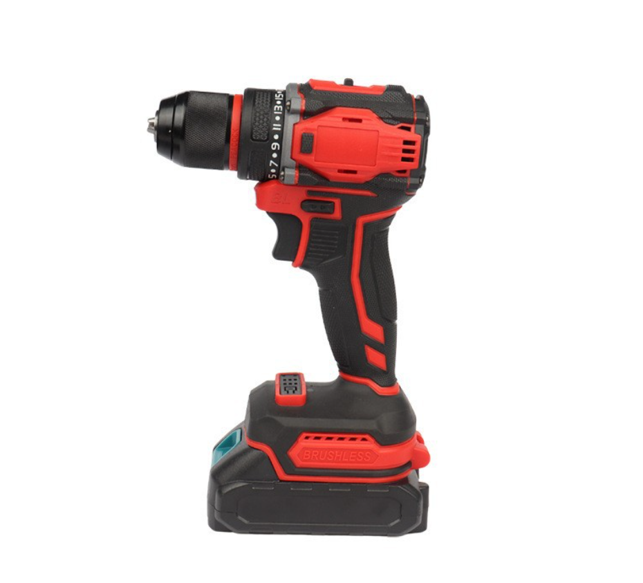 锂电手电钻21V电钻可配披头套装双速手电钻家用电动螺丝刀