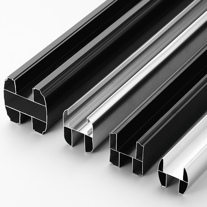 卫生间隔断配件铝材仿钢铝合金拉杆厕所上横梁压杆公共厕所门档边