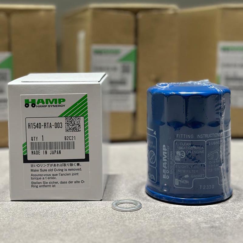 日本HAMP机油滤芯本田型格飞度思域雅阁杰德CRV奥德赛XRV冠道进口