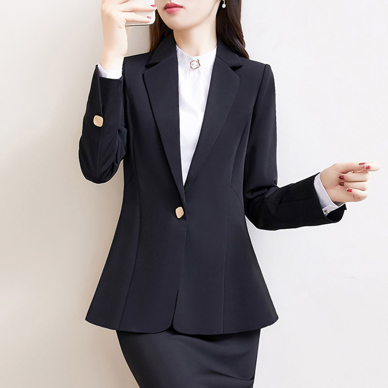 200斤胖mm职业女西服套装秋季加肥加大码宽松遮肚子显瘦工作西装